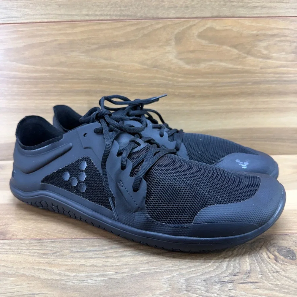 VIVOBAREFOOT Primus Lite III Black Sneakers Mens 11 EU 44 Running Training Walk